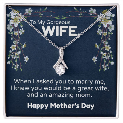 To Wife - Great Wife, Amazing Mom Mother's Day Gift