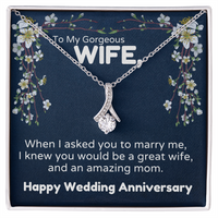 To Wife - Great Wife, Amazing Mom Anniversary Gift