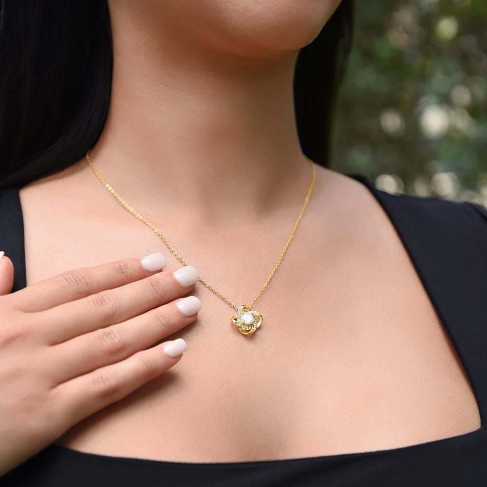 Necklace For Wife, Jewelry Gifts For Wife, unique valentine gifts for wife,  love knot necklace,meaningful gifts, personalized gifts,