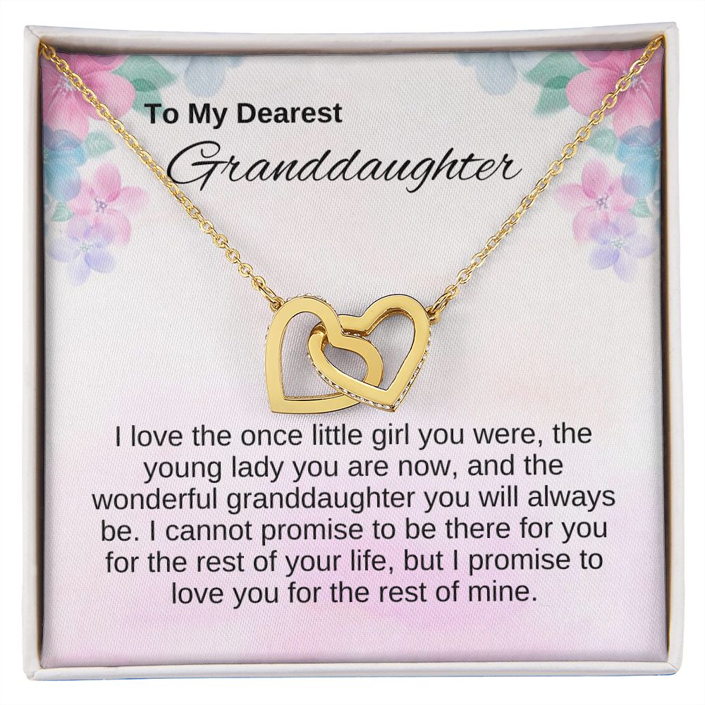 To Granddaughter - I Promise to Love You Forever