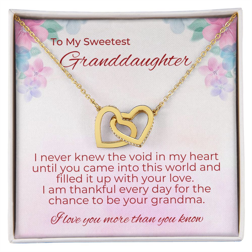 To Granddaughter - You Filled The Void In My Heart - From Grandma