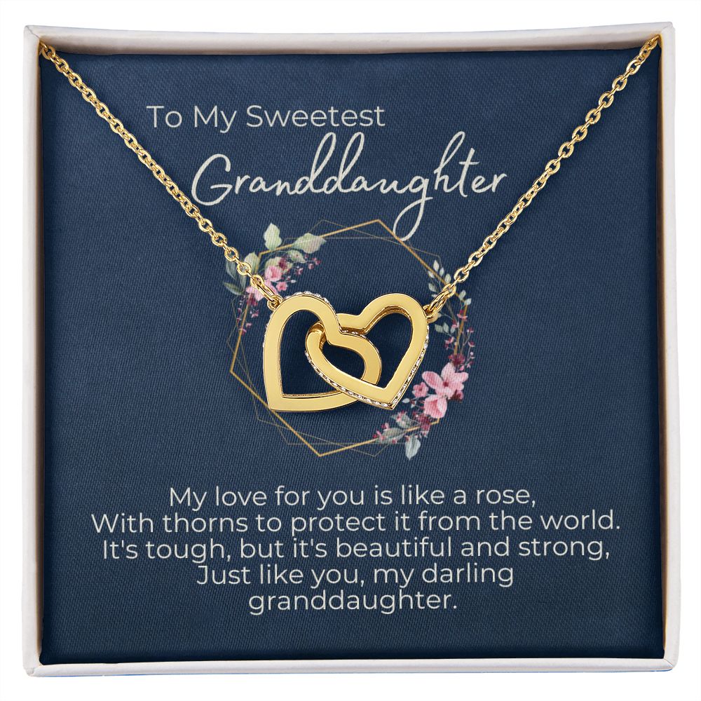 To Granddaughter - My Love For You Is Like  A Rose