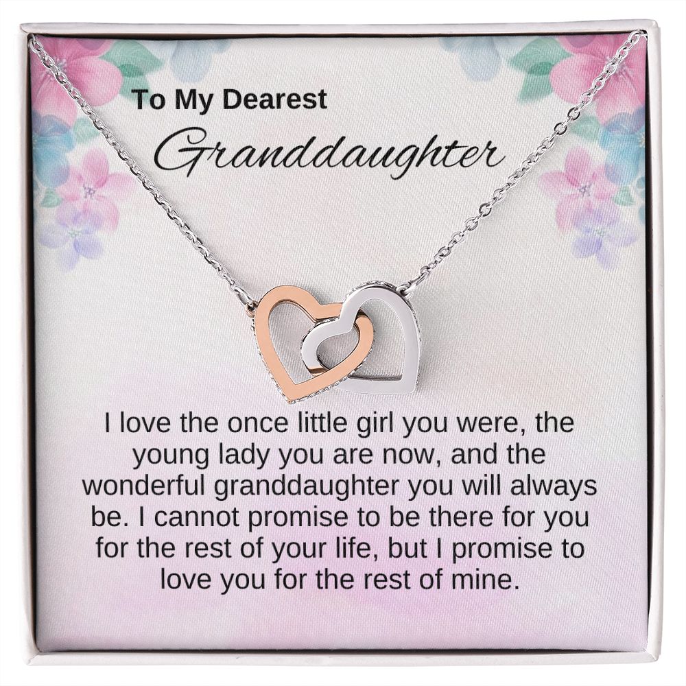 To Granddaughter - I Promise to Love You Forever