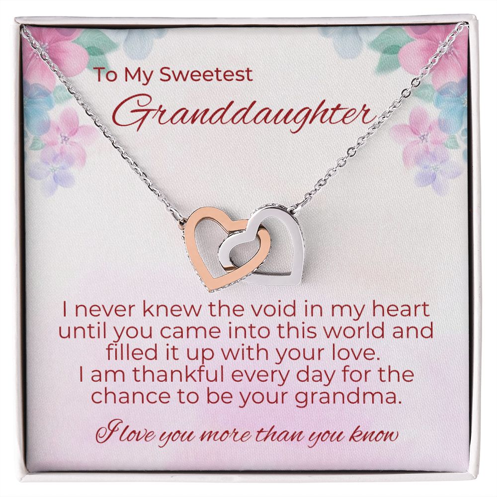 To Granddaughter - You Filled The Void In My Heart - From Grandma