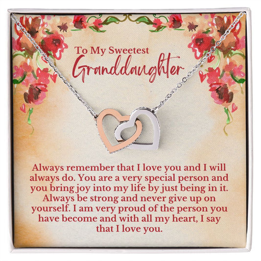 To My Sweetest Granddaughter - You Bring Joy Into My Life