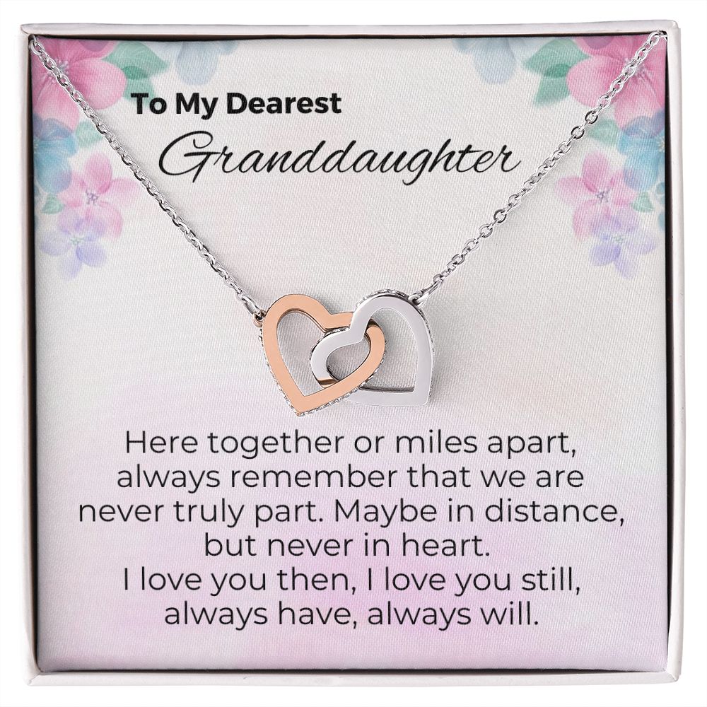 To Granddaughter - We Are Never Truly Part