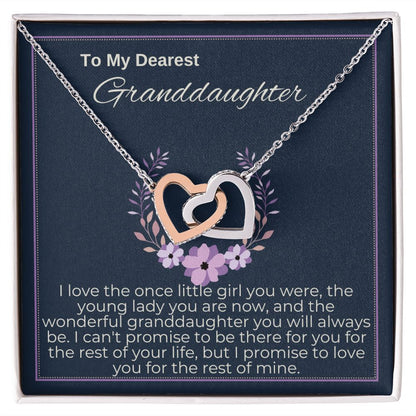 To Granddaughter - Promise To Love You For the Rest Of My Life