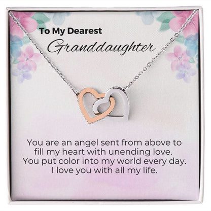 To Granddaughter - You Are An Angel Sent From Above