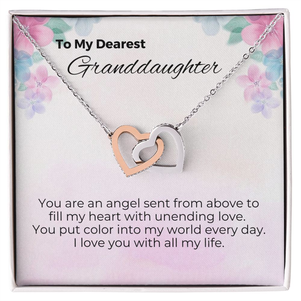 To Granddaughter - You Are An Angel Sent From Above