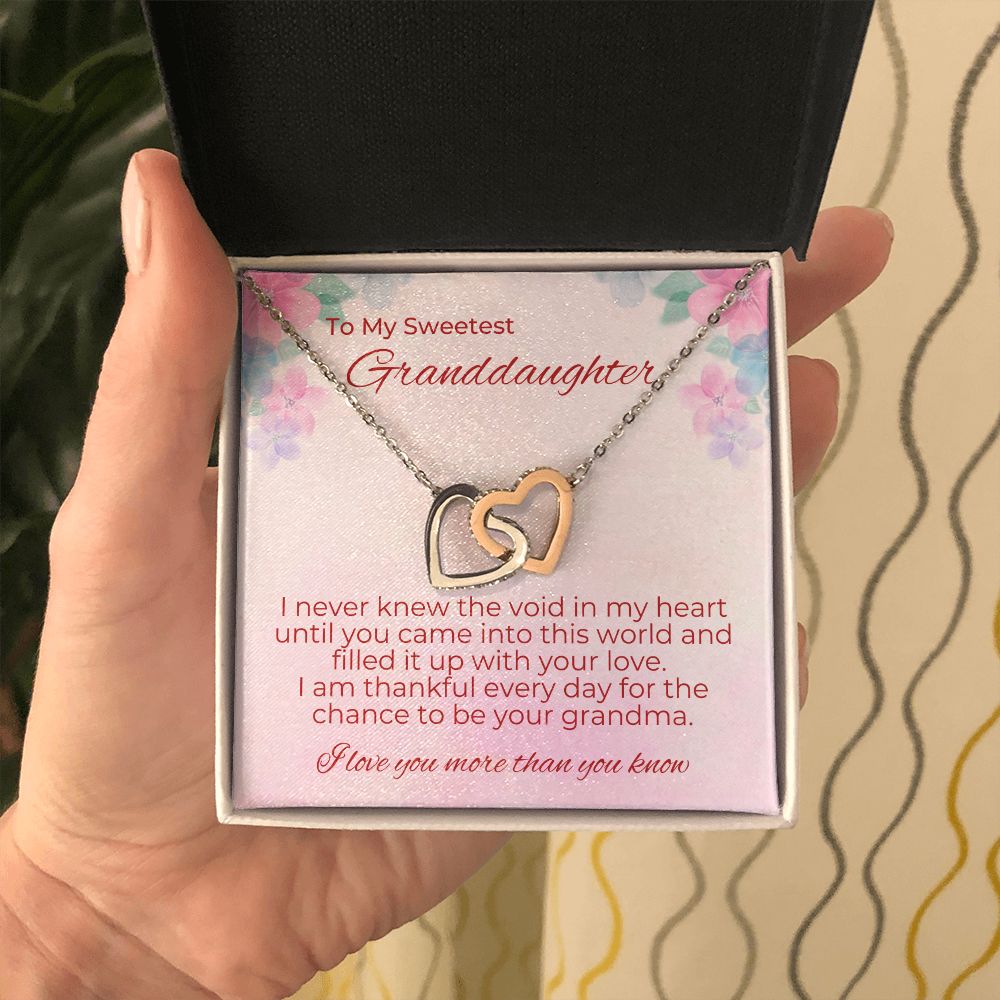 To Granddaughter - You Filled The Void In My Heart - From Grandma