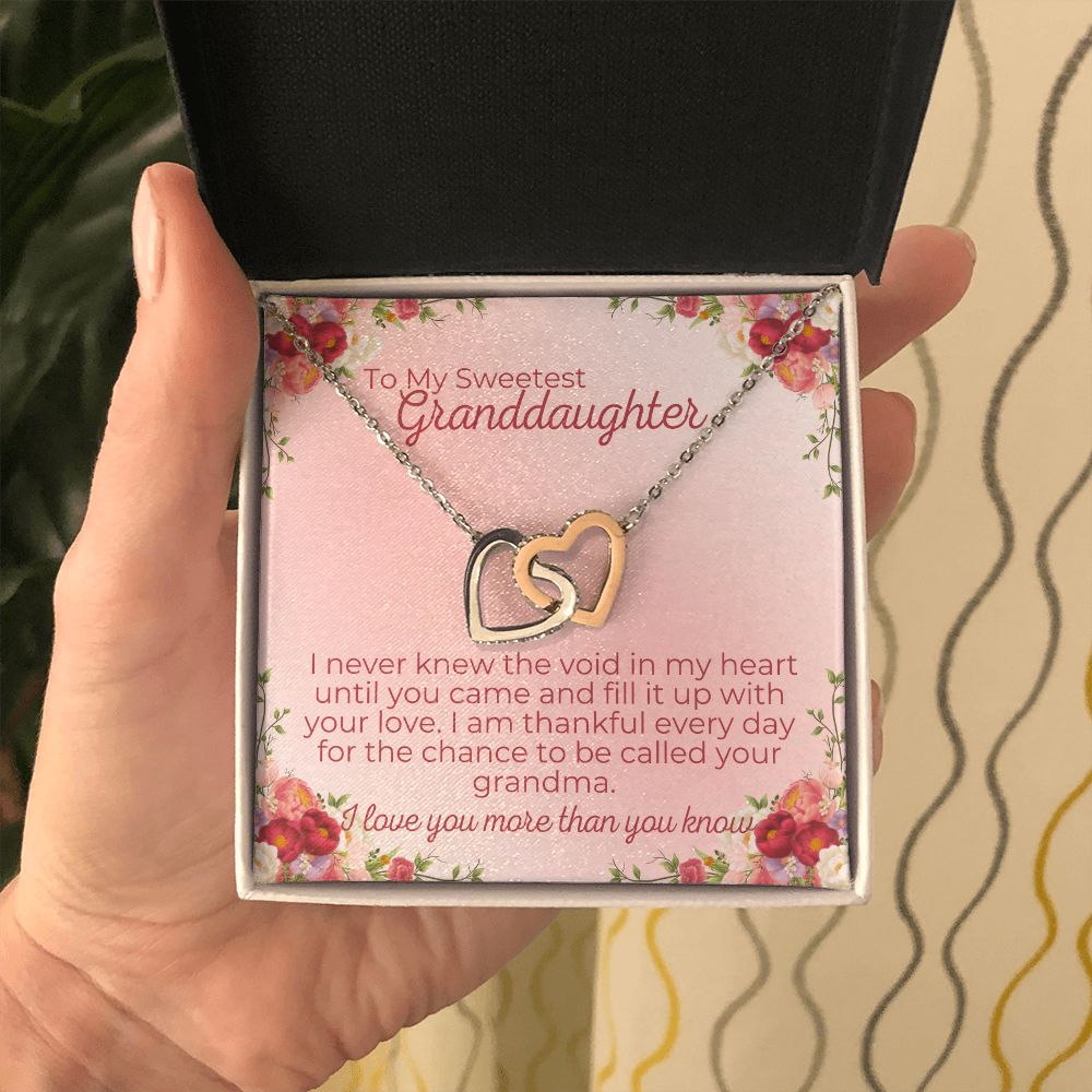 To Granddaughter - You Filled The Void In My Heart