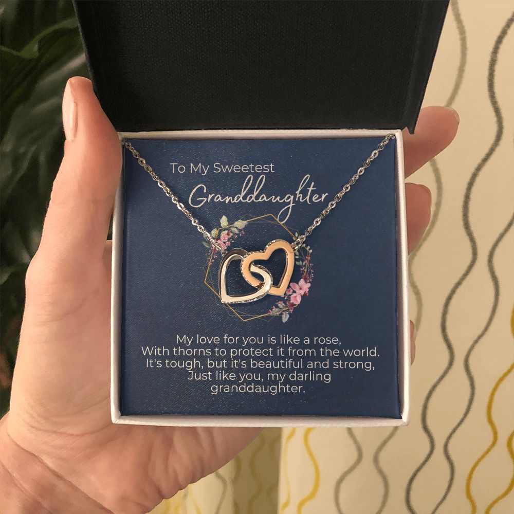 To Granddaughter - My Love For You Is Like  A Rose